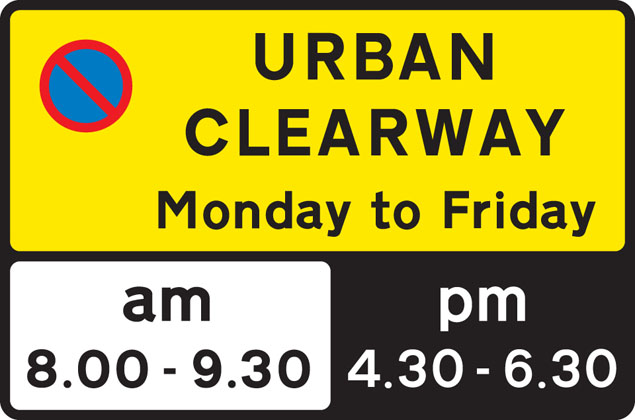No stopping during times shown except for as long as necessary to set down or pick up passengers