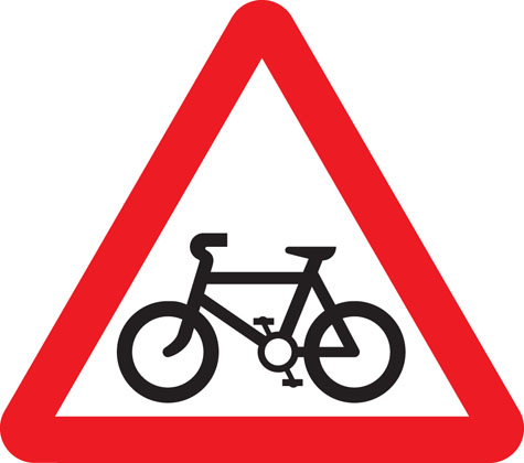 Cycle route ahead