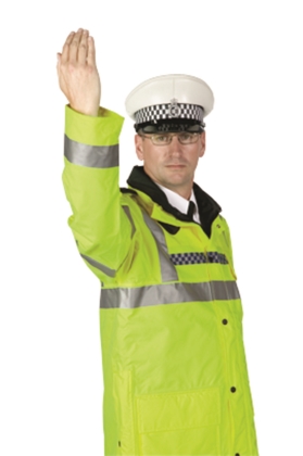 police mock neck